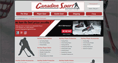 Desktop Screenshot of canadiensport.com